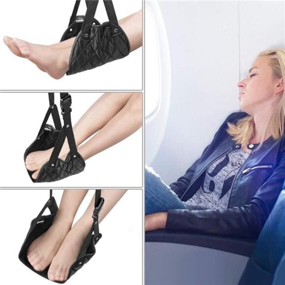 Airplane Foot Rest (Travel Comfortably), Perfect Airplane Travel Essentials - Picture 4 of 8